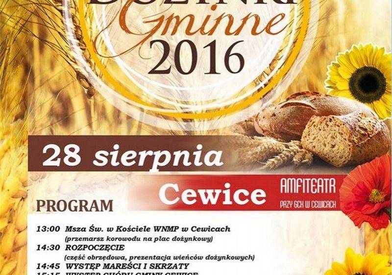 Dożynki Gminne 2016 - Cewice