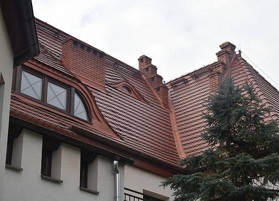 Wyremontowany gruntownie dach