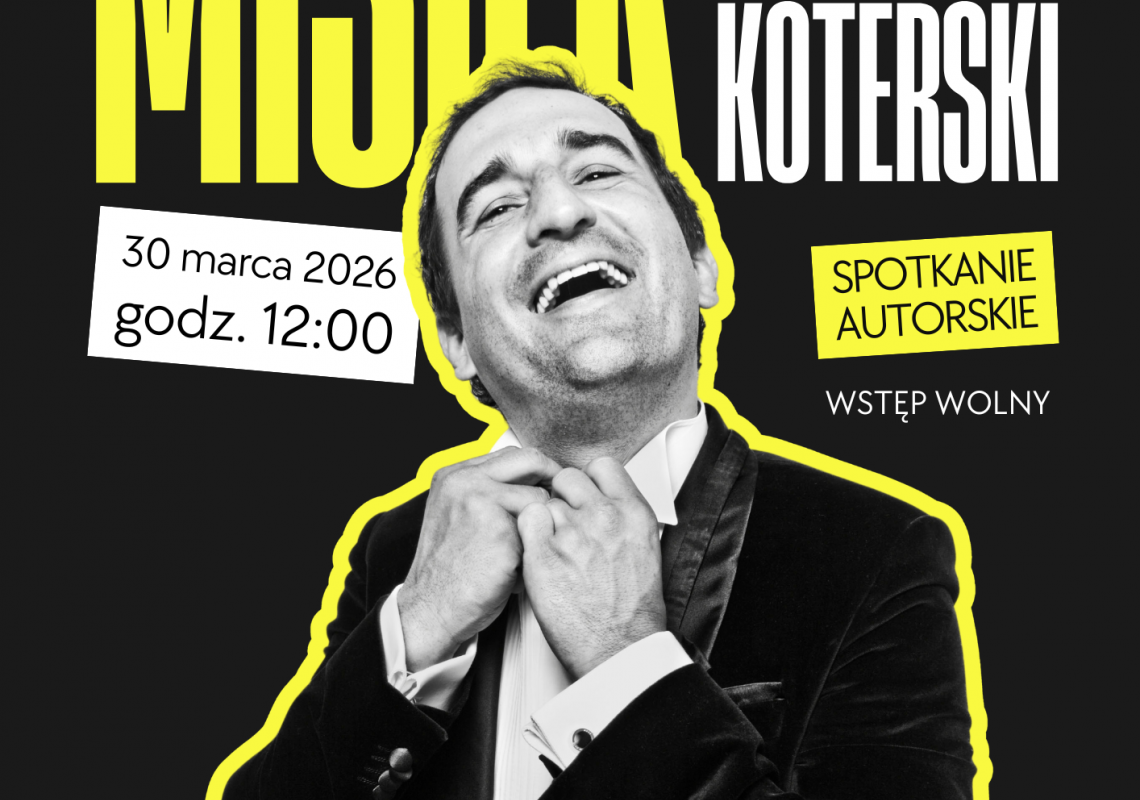 Misiek Koterski w Bibliotece