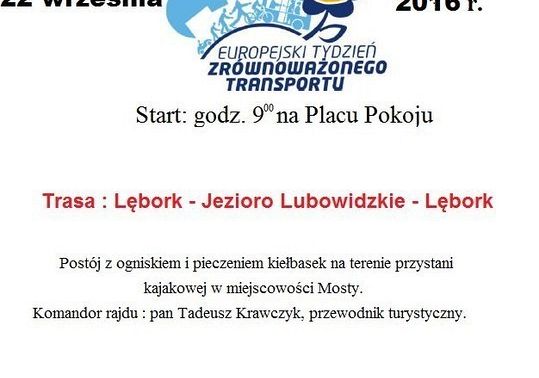 Rajd w Europejski Dzień bez