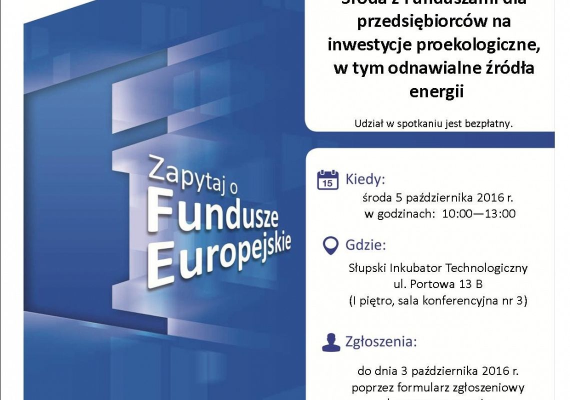 „Środa z Funduszami dla