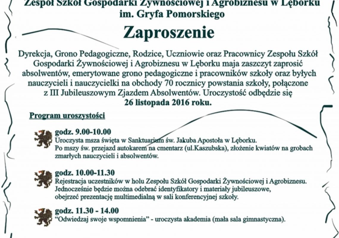 70 - lecie ,,Rolniczaka'' w