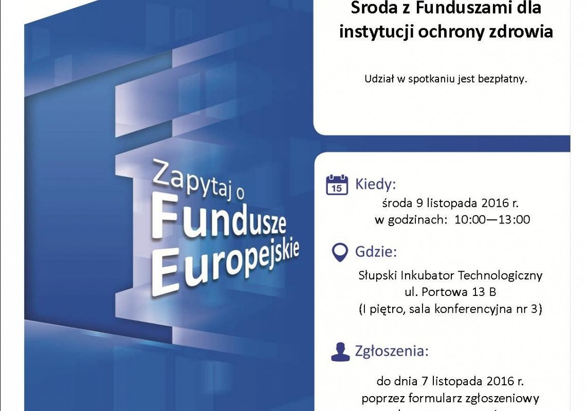 Środa z funduszami dla