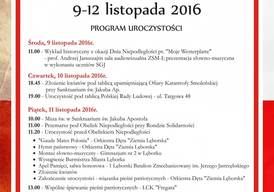 Obchody Święta Niepodległości