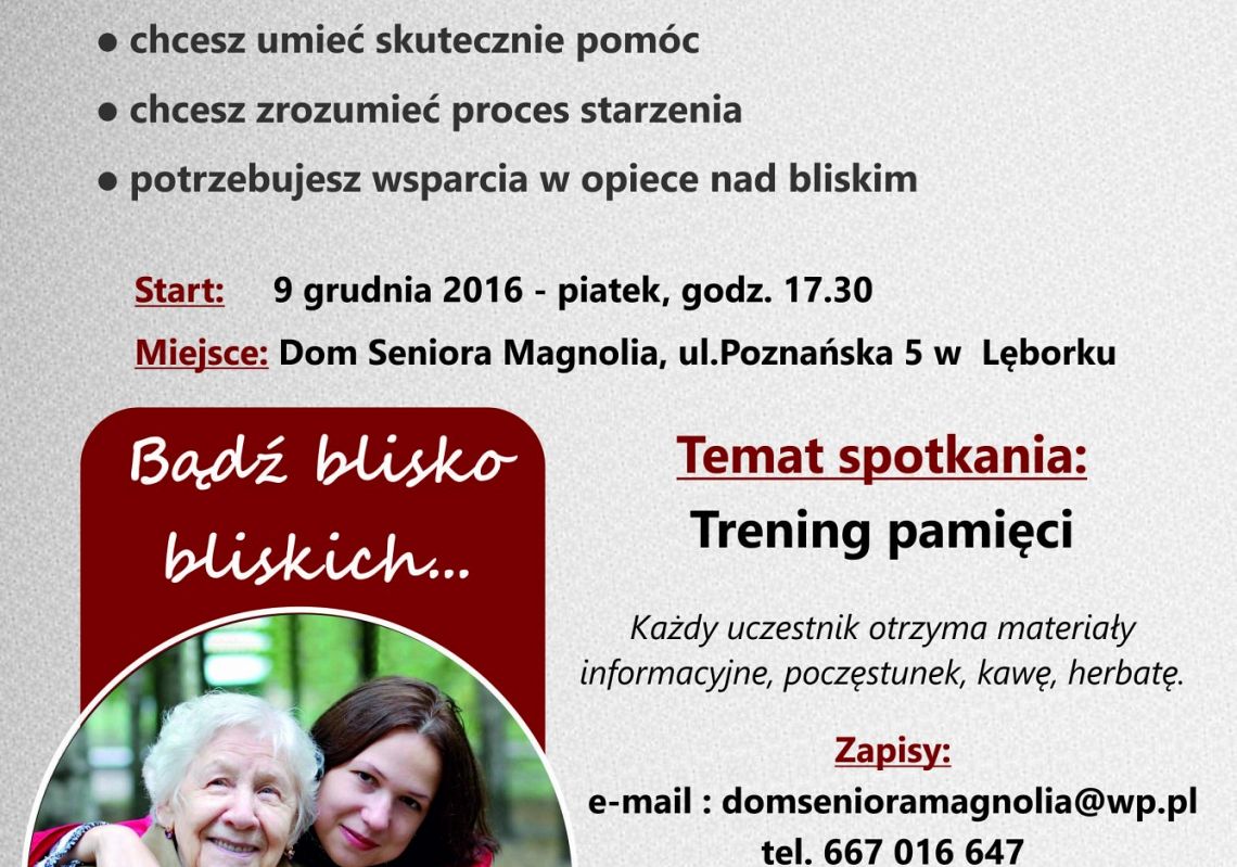 Trening pamięci - bezpłatne