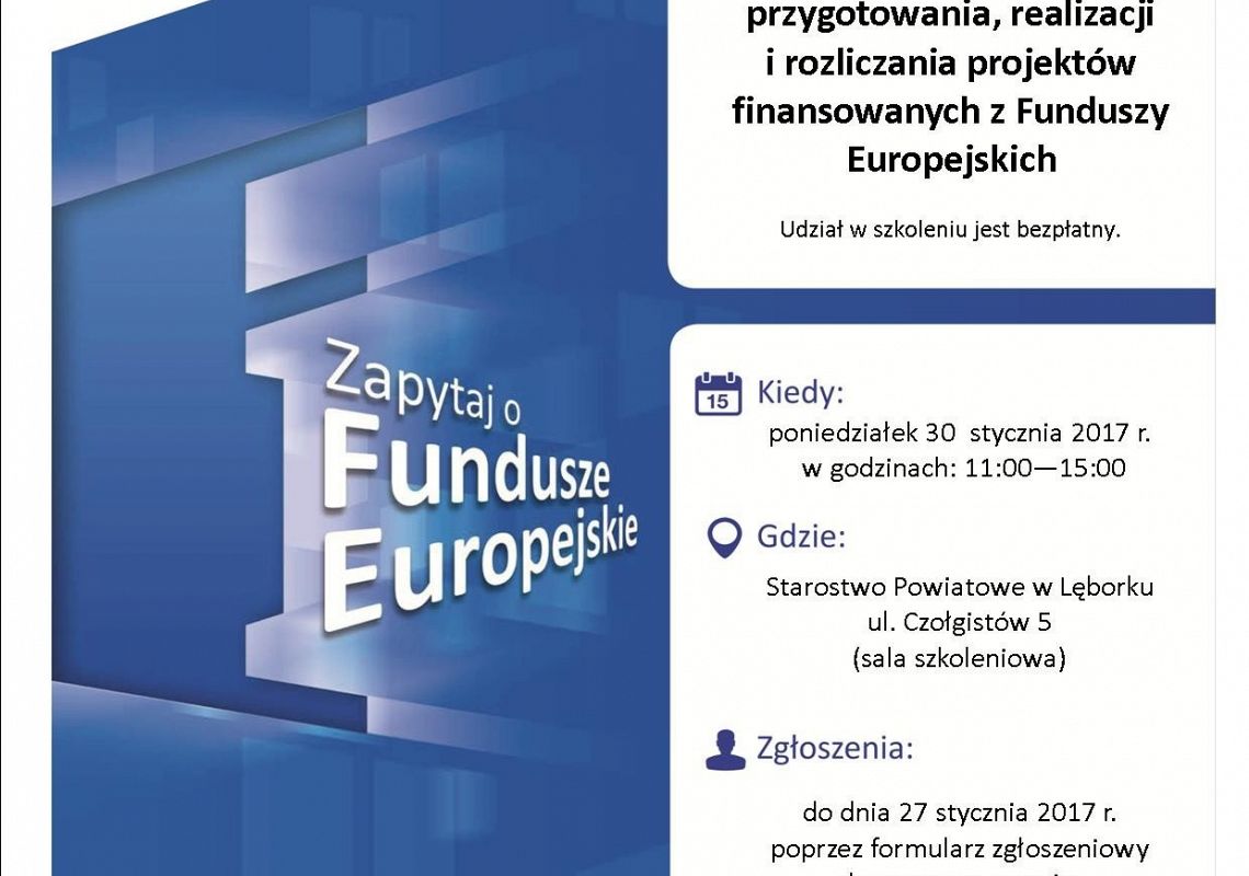 Zaproszenie na szkolenie