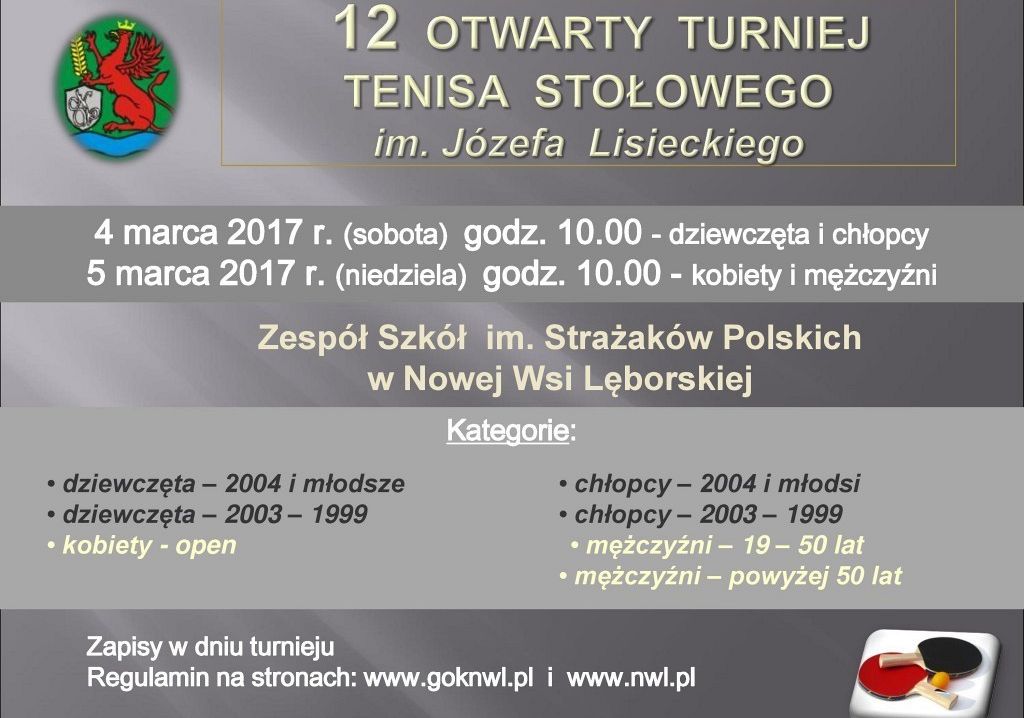XII Otwarty Turniej Tenisa