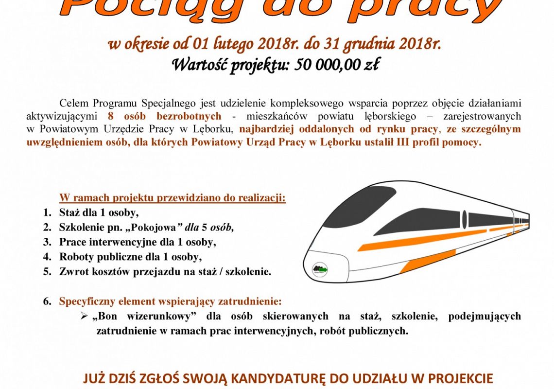 "Pociąg do pracy"