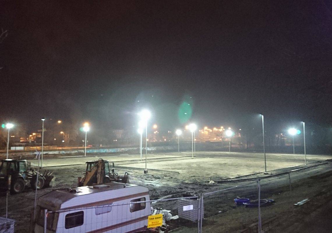 Stadion już świeci