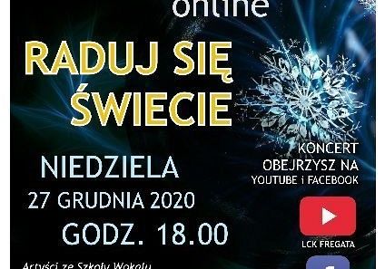 Plakat koncertu Raduj się