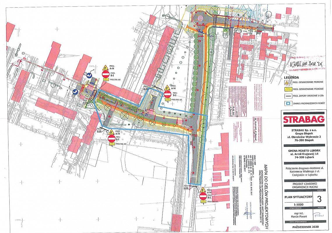 Wizualizacja zmian w ruchu