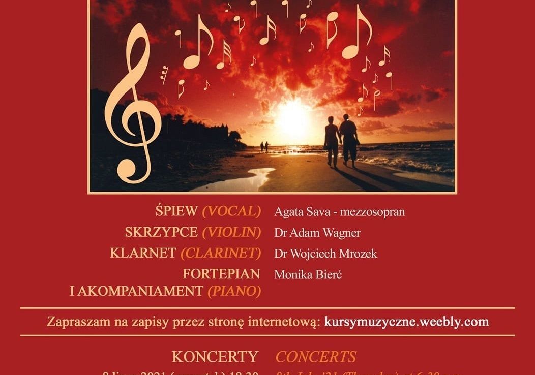 Plakat informacyjny kursów