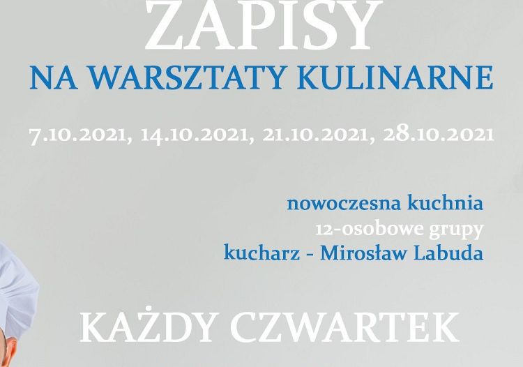 Plakat informacyjny warsztatów