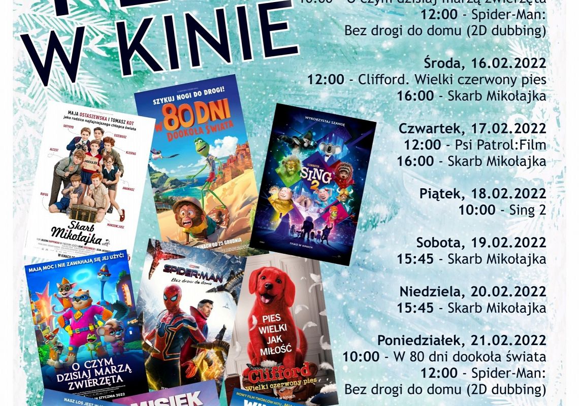 Program ferii w kinie