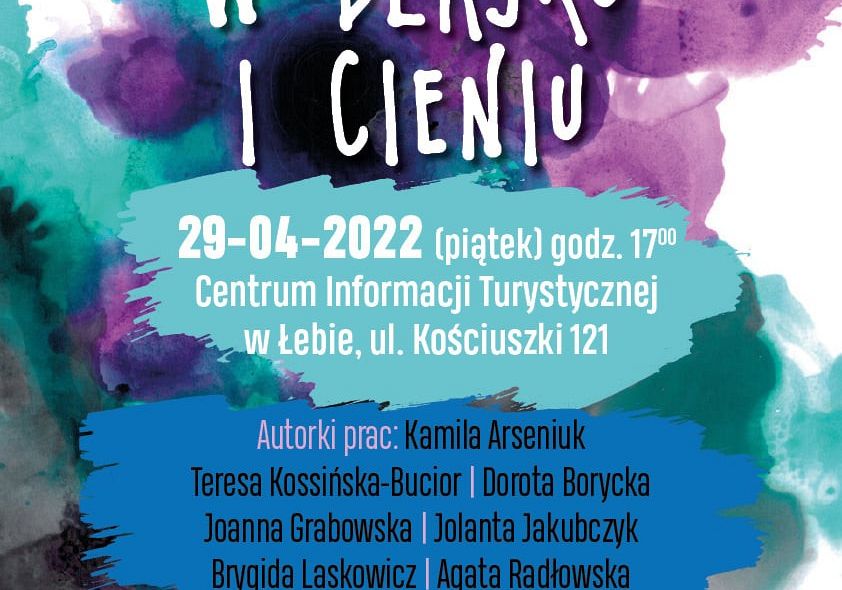 Plakat informacyjny wernisażu