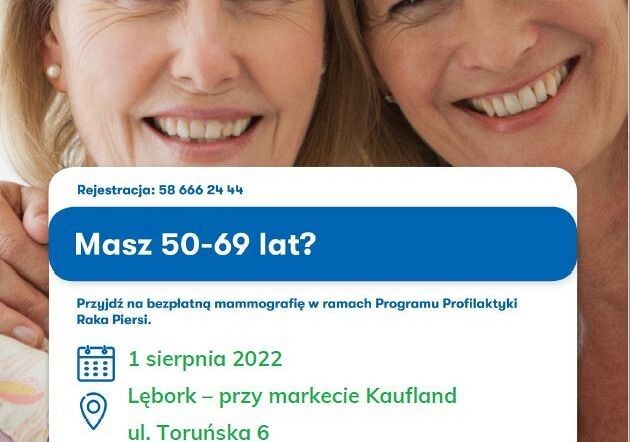 Lębork mammografia plakat