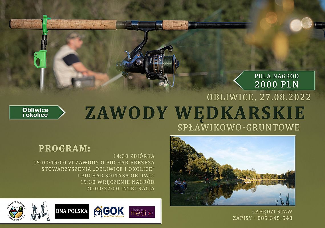 Zawody wędkarskie w Obliwicach