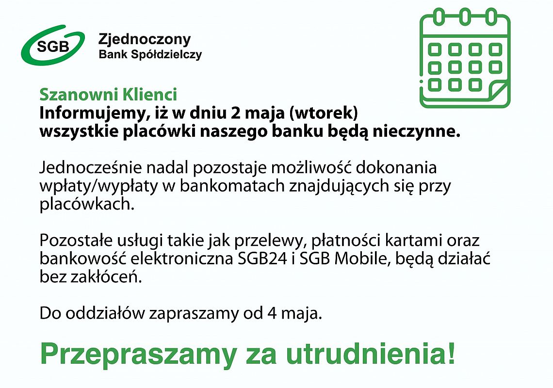 Drugiego maja oddziały