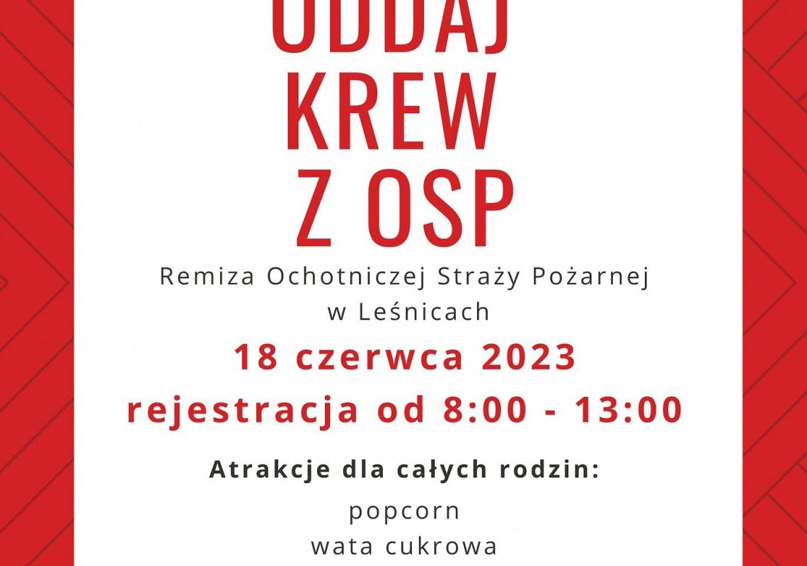 Oddaj krew z OSP