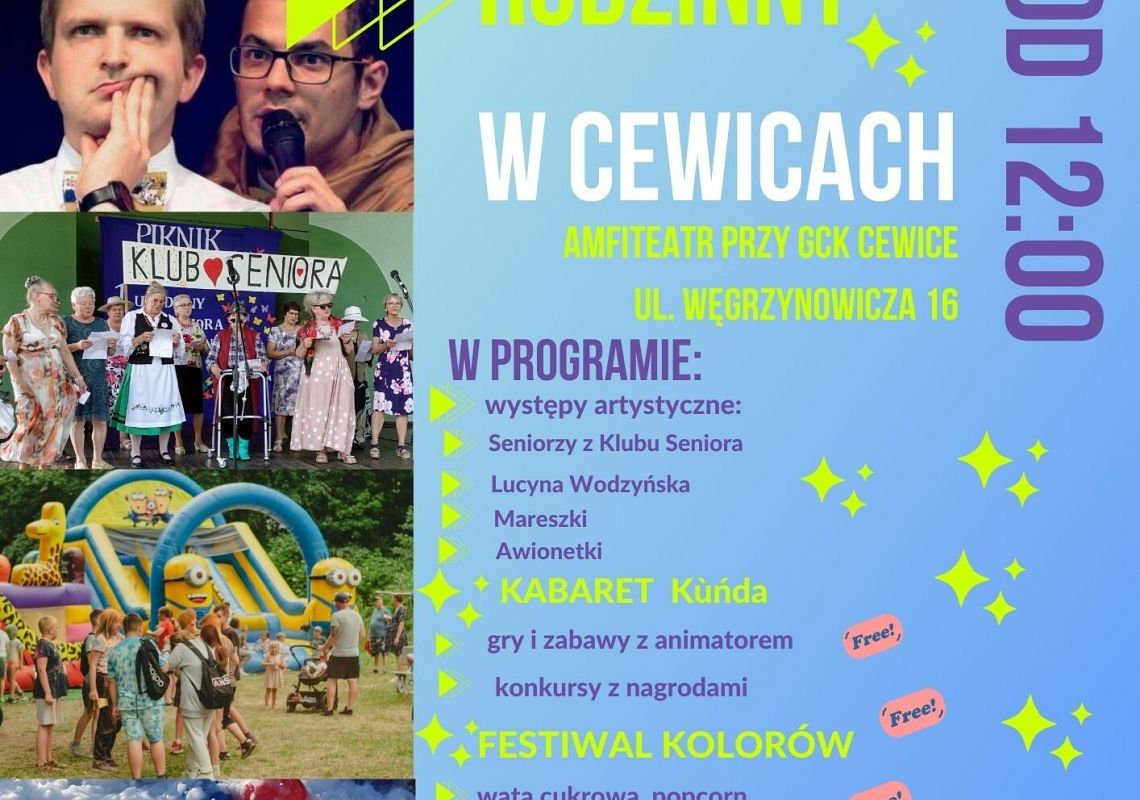 Piknik rodzinny w Cewicach