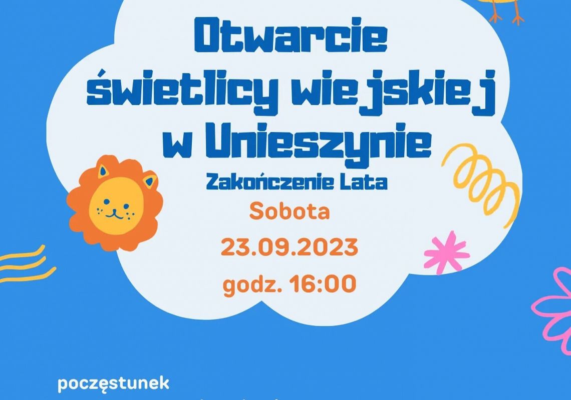 Otwarcie świetlicy wiejskiej w