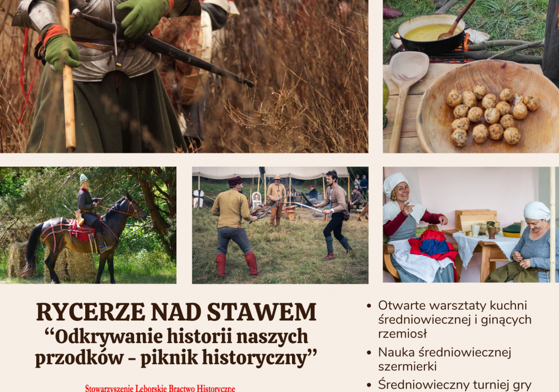 Rycerze nad stawem. Odkrywanie