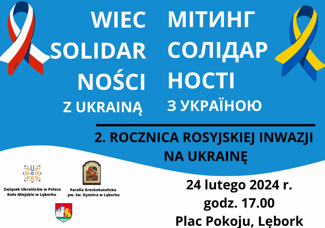 Wiec solidarności z Ukrainą