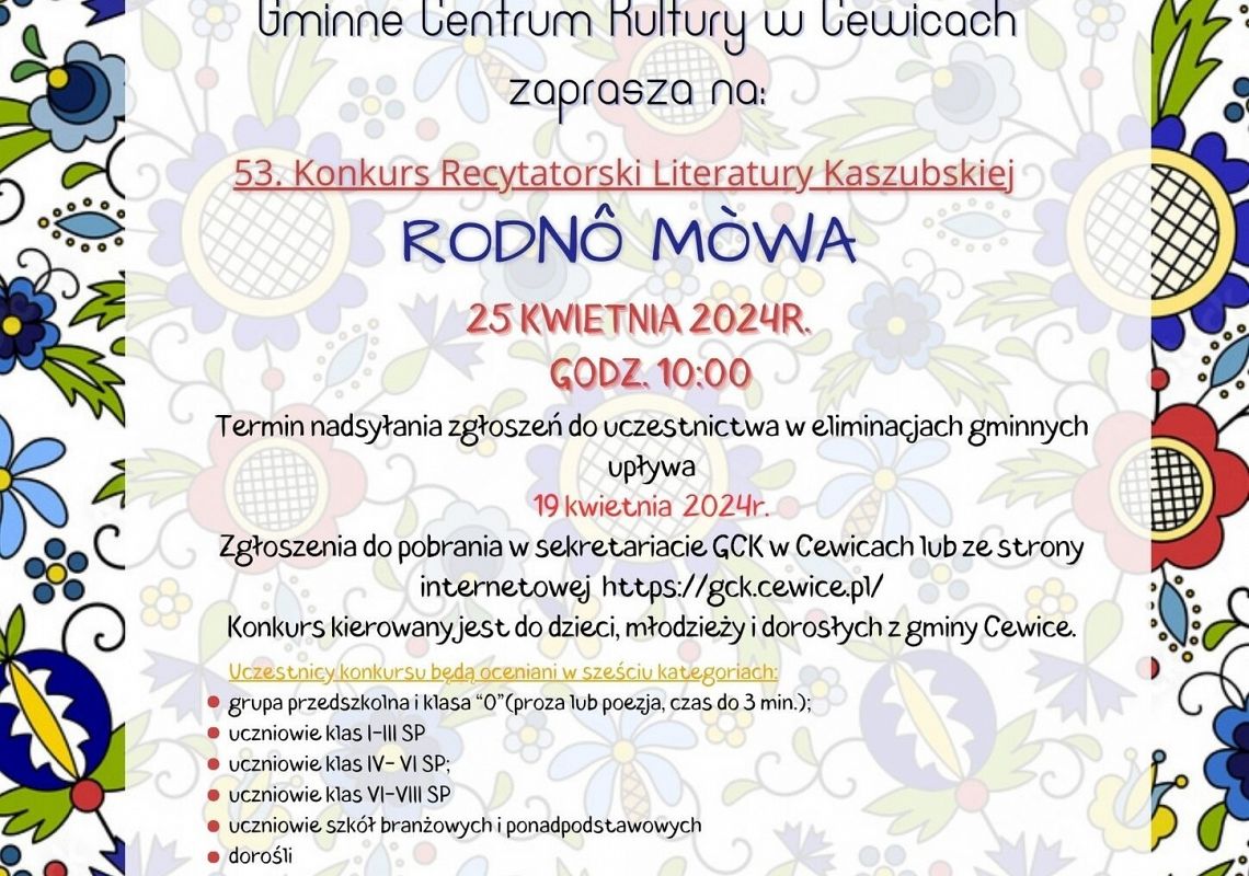 53. Konkurs Recytatorski