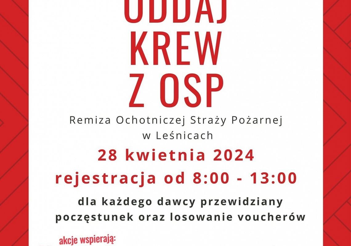 Oddaj krew z OSP