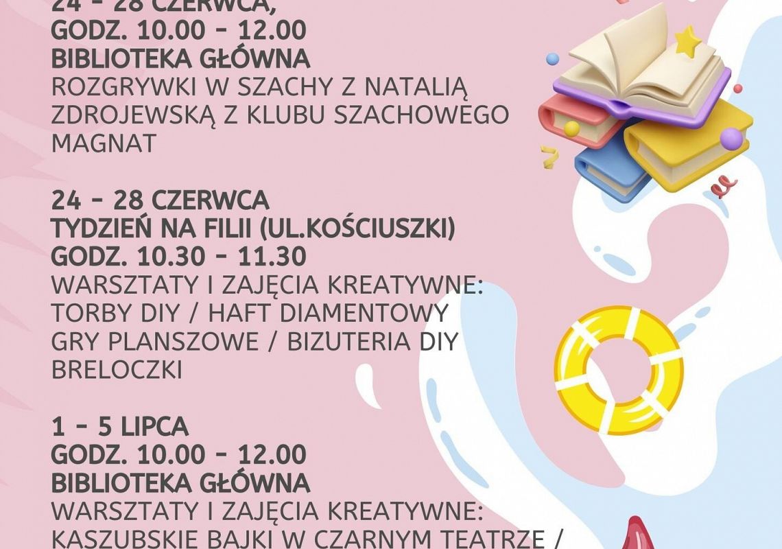 Biblioteka na wakacje