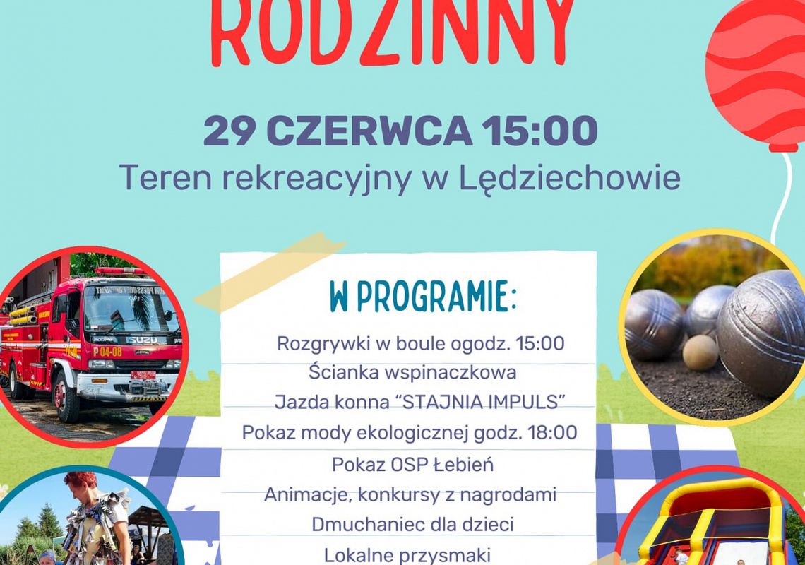 Piknik rodzinny w Lędziechowie