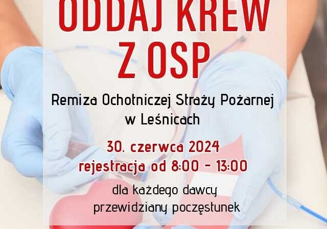 Oddaj krew z OSP