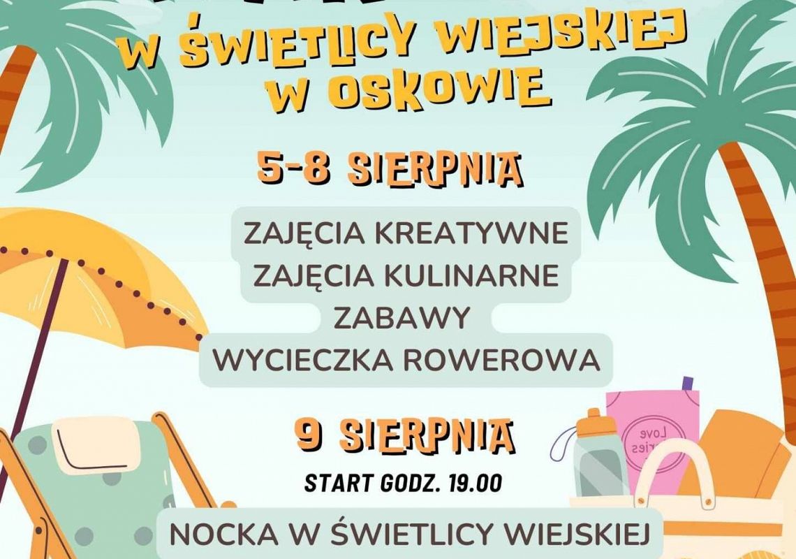 Wakacje w świetlicy wiejskiej