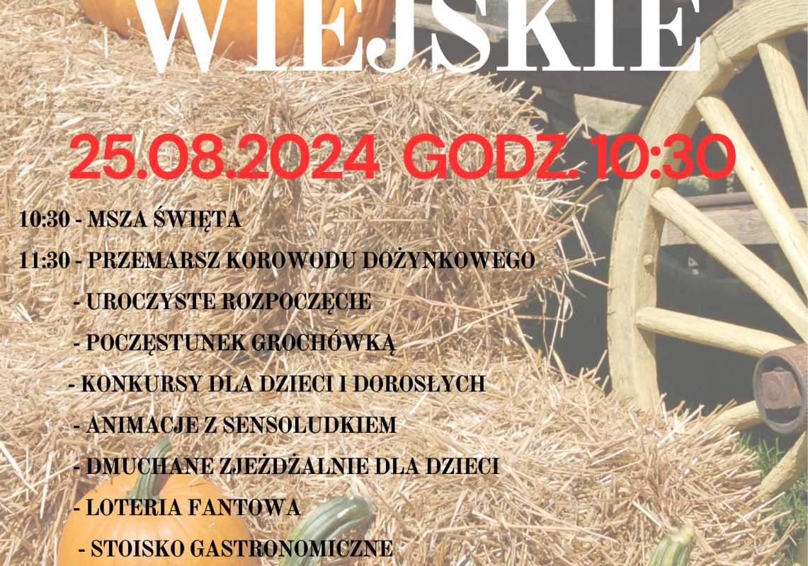 Dożynki wiejskie w Chocielewku