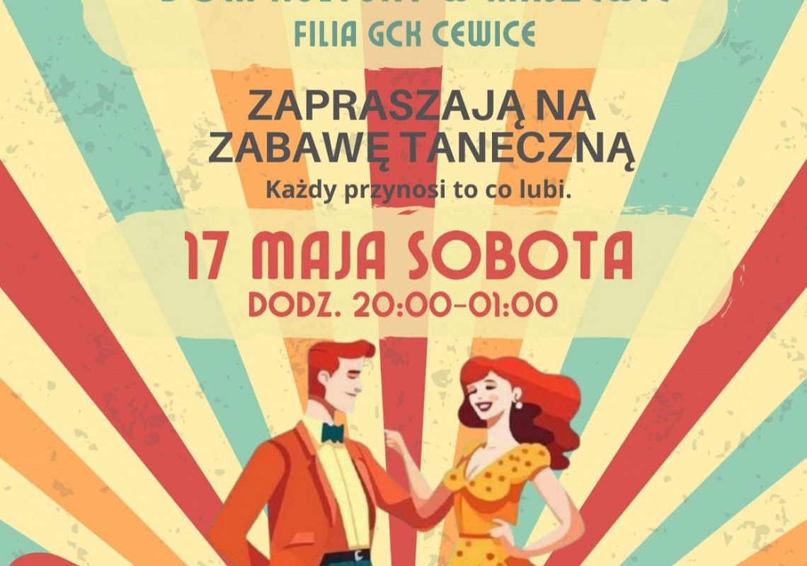 Zabawa taneczna w Domu Kultury