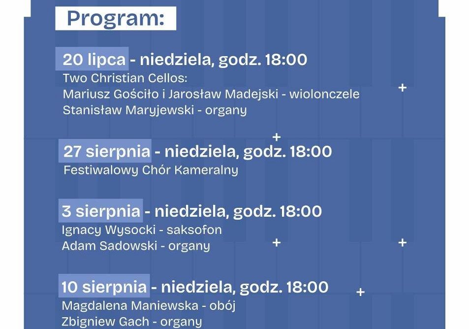 Festiwal Muzyki Organowej i