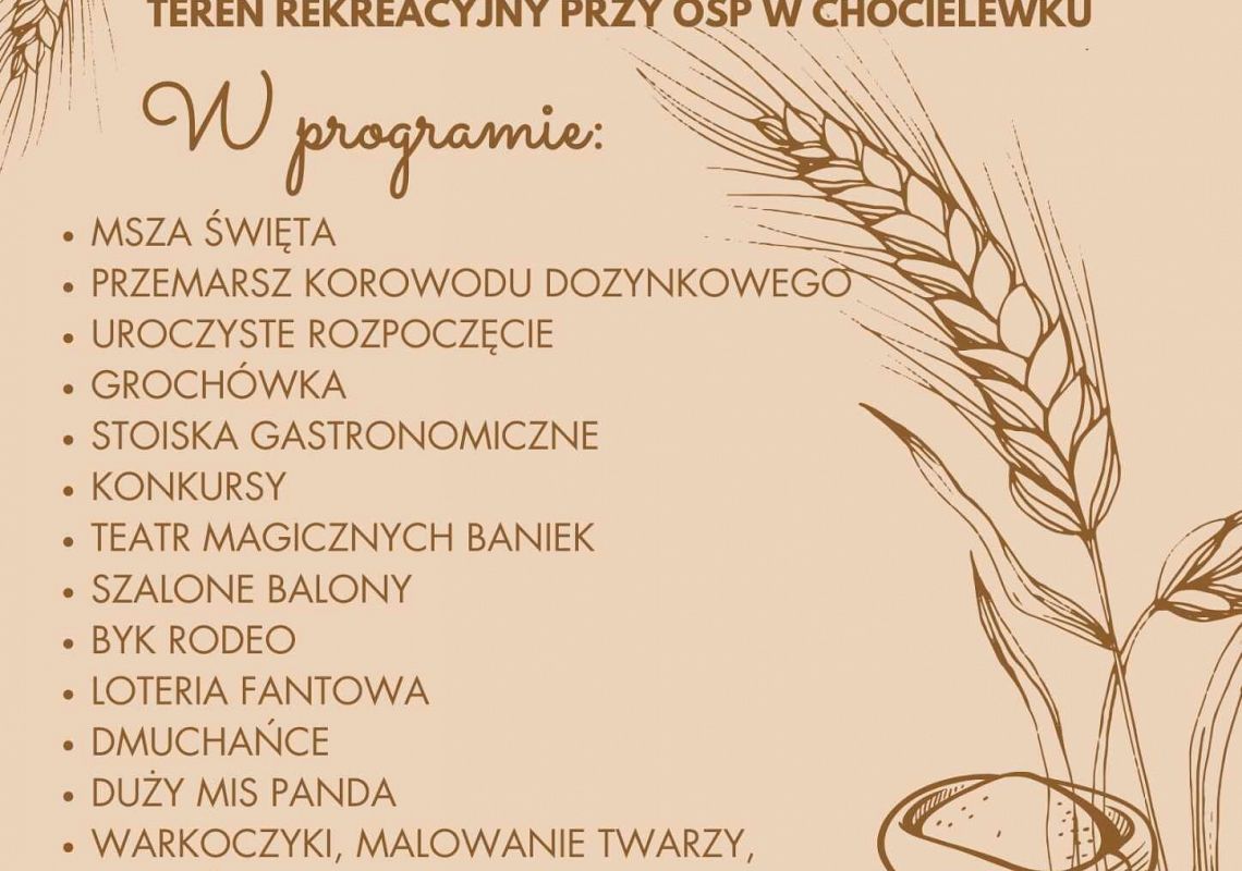 Dożynki sołeckie w Chocielewku