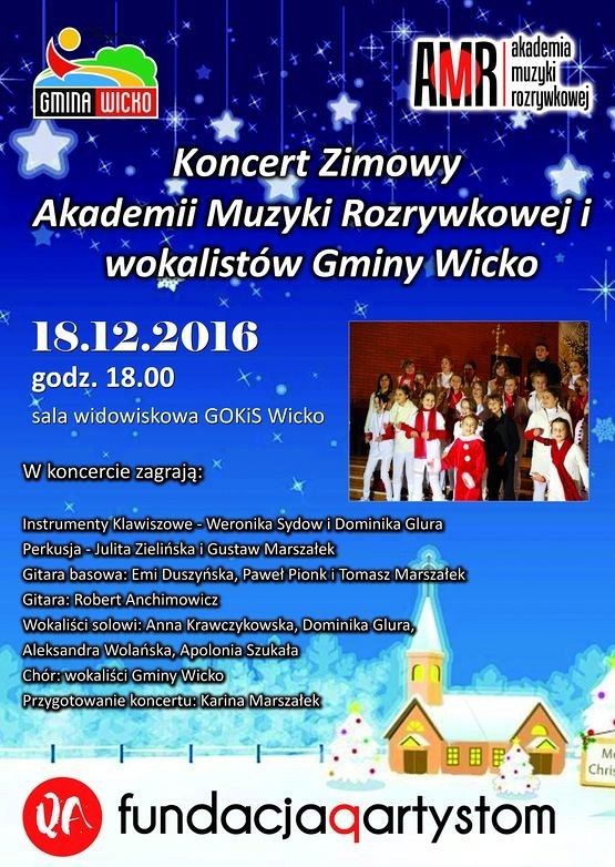 Zimowy koncert muzyki