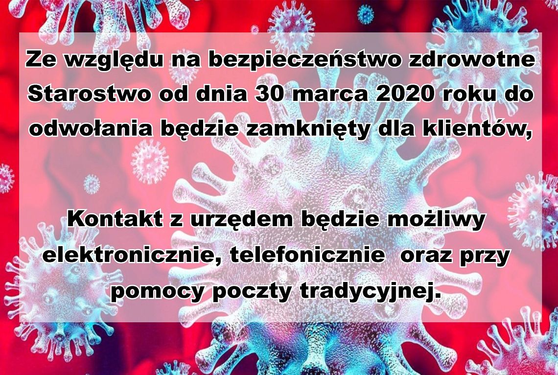 OGŁOSZENIE STAROSTY