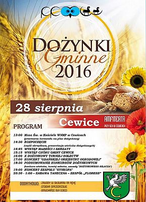 Dożynki Gminne 2016 - Cewice