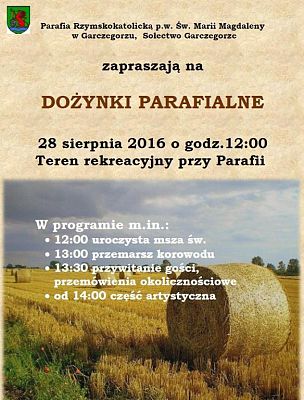 Dożynki Parafialne w