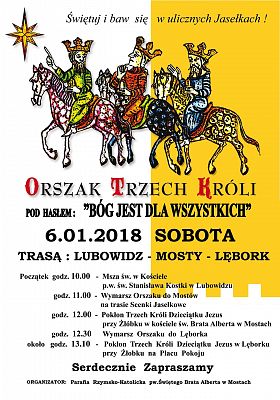 Zaproszenie na Orszak Trzech