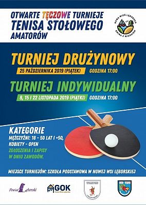 JESIEŃ Z TENISEM STOŁOWYM W