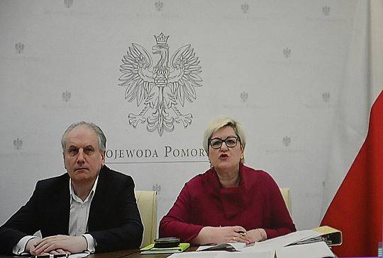 Wideokonferencja z wojewodą