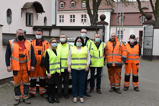 Starostowie u drogowców