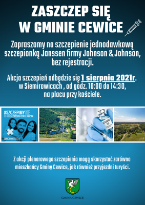 Zaszczep się w Gminie Cewice