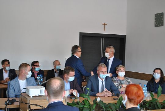 Ślubowanie nowego wójta