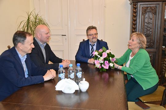 Z życzeniami u samorządowców