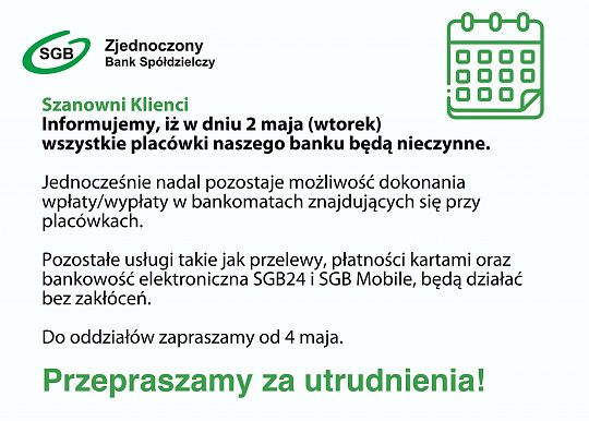 Drugiego maja oddziały