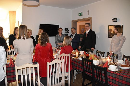 Spotkanie wigilijne w  Domach